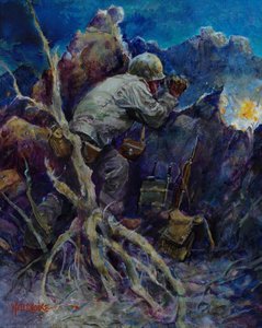 Captain Robert H. Dunlap, USMCR - Iwo Jima in the Volcano Islands