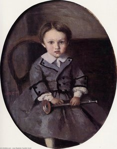 Maurice Robert Als Kind — Jean-baptiste-camille Corot