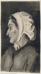Head Of A Woman — Vincent Willem Van Gogh, Impressionistic Realism