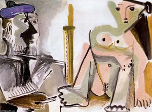 Der Maler Und Sein Modell 2 — Pablo Picasso