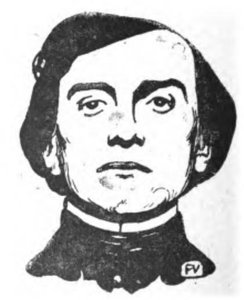 Portrait Of French Writer Henry Bataille — Félix Vallotton