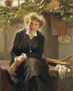 Portrait Of Jeanna Bauck — Bertha Wegmann