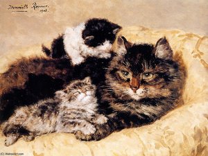 Mother Love Sun — Henriette Ronner Knip
