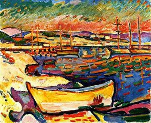 Yellow Seacoast — Georges Braque, Cubist Landscape
