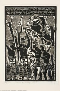 A Kuanjama Wedding — John Muafangejo