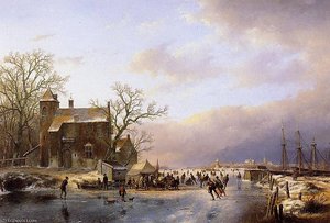 Scaters At Koek En Zopie Sun — Andreas Schelfhout