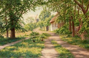 Farm With Windmill — Johan Krouthén