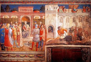 The Judgment And Martyrdom Of Saint Lawrence — Fra Angelico, Early Renaissance