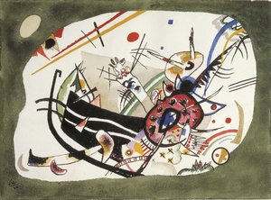 Study For Grüner Rand — Wassily Wassilyevich Kandinsky, Abstract Expressionism