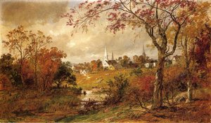 Autumn Landscape - Saugerties, New York — Jasper Francis Cropsey