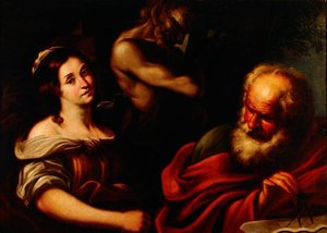Allegory Of Mathematics — Bernardo Strozzi