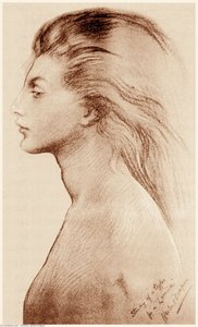 Study Of Winifred Green — Herbert James Draper