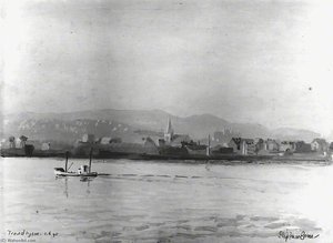 Trondheim From The Fjord — Stephen Bone