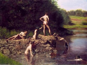 The Swimming Hole Amon Carter Museum, Fort Wo — Thomas Eakins