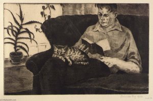 Man Reading (Portrait of Gustaf Dalstrom)