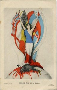To The Right And Freedom — Raphael Kirchner