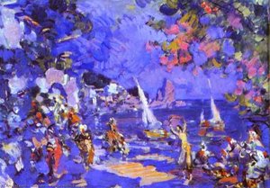 Oriental Slave Market — Константин Алексејевич Коровин, Impressionism