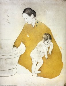 The Bath — Mary Stevenson Cassatt