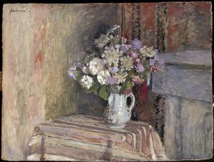 Fleurs Dans Un Vase — Jean-édouard Vuillard