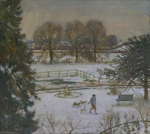 From My Bedroom Window — Sir Alfred James Munnings