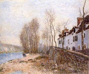 Saint-mammes, The White Cross — Alfred Sisley