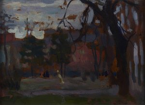 Planty Park In Spring — Jan Grzegorz Stanisławski