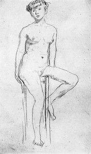 Life Study, Female Nude 1 — Gwen John