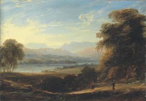 View Of Langdale Pikes And Ullswater — Anthony Vandyke Copley Fielding