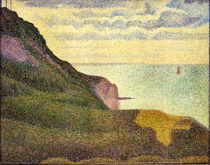 Port-en-Bessin, Die Semaphore und Klippen