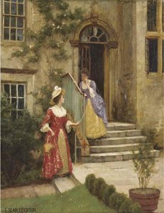 Gossip — Edmund Blair Leighton