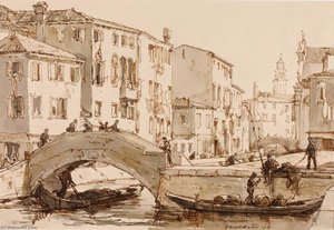The Little Bridge, Venice — Herman Armour Webster