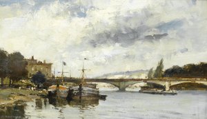 The Bridge At Mantes — Edward Seago