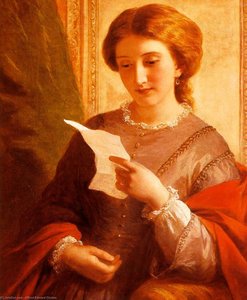 Girl Reading A Letter