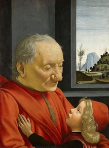 Un Anciano Y Su Nieto — Domenico Ghirlandaio