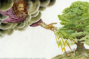 Zeus & Dionysus + Sheep — Timoti Džon Vilijamson