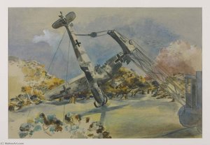The Messerschmidt In Windsor Great Park — Paul Nash