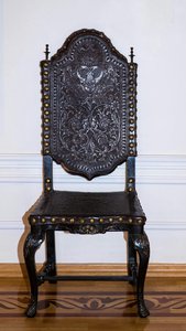 Padded Chair With High Back — Unkown Prosper