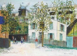Streets Of Montmartre — Maurice Utrillo