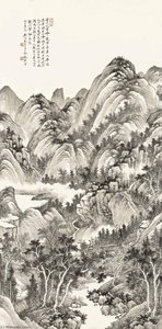 Landscape After Dong Yuan — Wu Qinmu