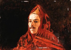 Gentleman In A Red Cloak — Georges Antoine Rochegrosse