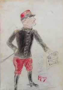 [caricature Of Marshal Hermes Rodrigues Da Fonseca] — ナイール・デ・テッフェ・フォン・フーンホルツ