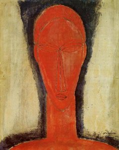 Study Of A Head — Модиљани, Expressionism