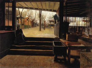 The Kitchen Of The Moulin De La Galette — Santiago Rusiñol Prats