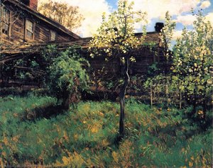 Old House, Dorchester — Frederick Childe Hassam