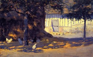 Farmyard, France — Clarence Alphonse Gagnon