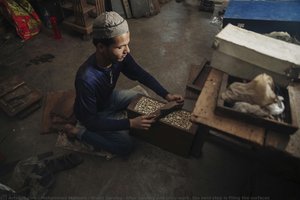 Wood Carving: After Carving And Inlay Work. The Next Step Is Filing The Surfaces — Mohammed Matloob