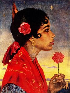Clavelina, the gypsy girl