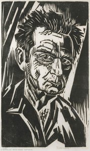 Self Portrait — Werner Drewes