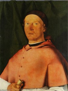 Portrait Of Bishop Bernardo De' Rossi — Lorenzo Lotto