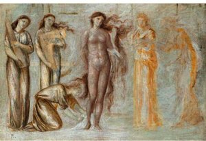 Study For 'the Court Of Venus' — Edward Coley Burne-jones